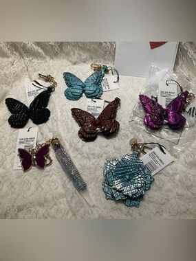 NWT set of 6 BRAHMIN ITEMS,  
( last) BLUE TOPAZ BUTTERFLY.. cross listed